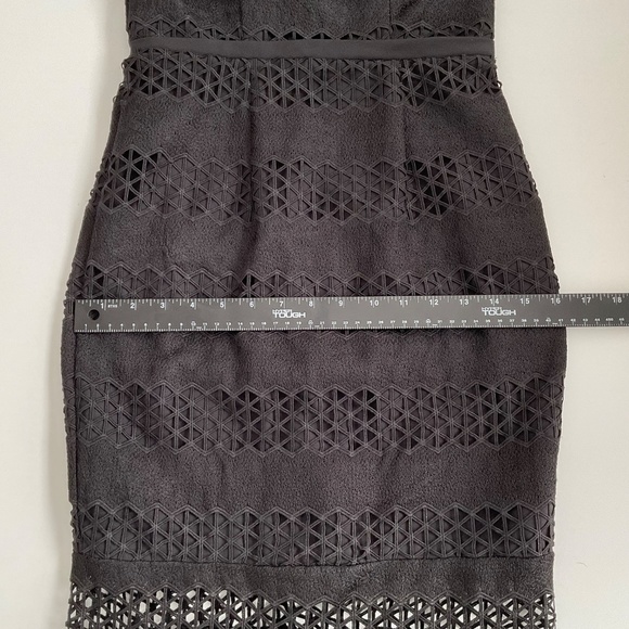 Jarlo Teagan Bardot Dress Sz 4 Black Off The Sh Mermaid Maxi Prom Evening Gown - Picture 7 of 14